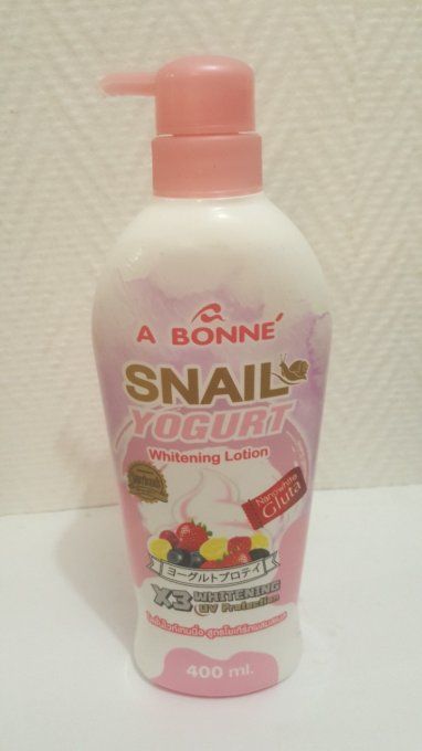 A BONNÉ SNAIL YOGURT LAIT SUPER SUPER ECLAIRCISSANT 